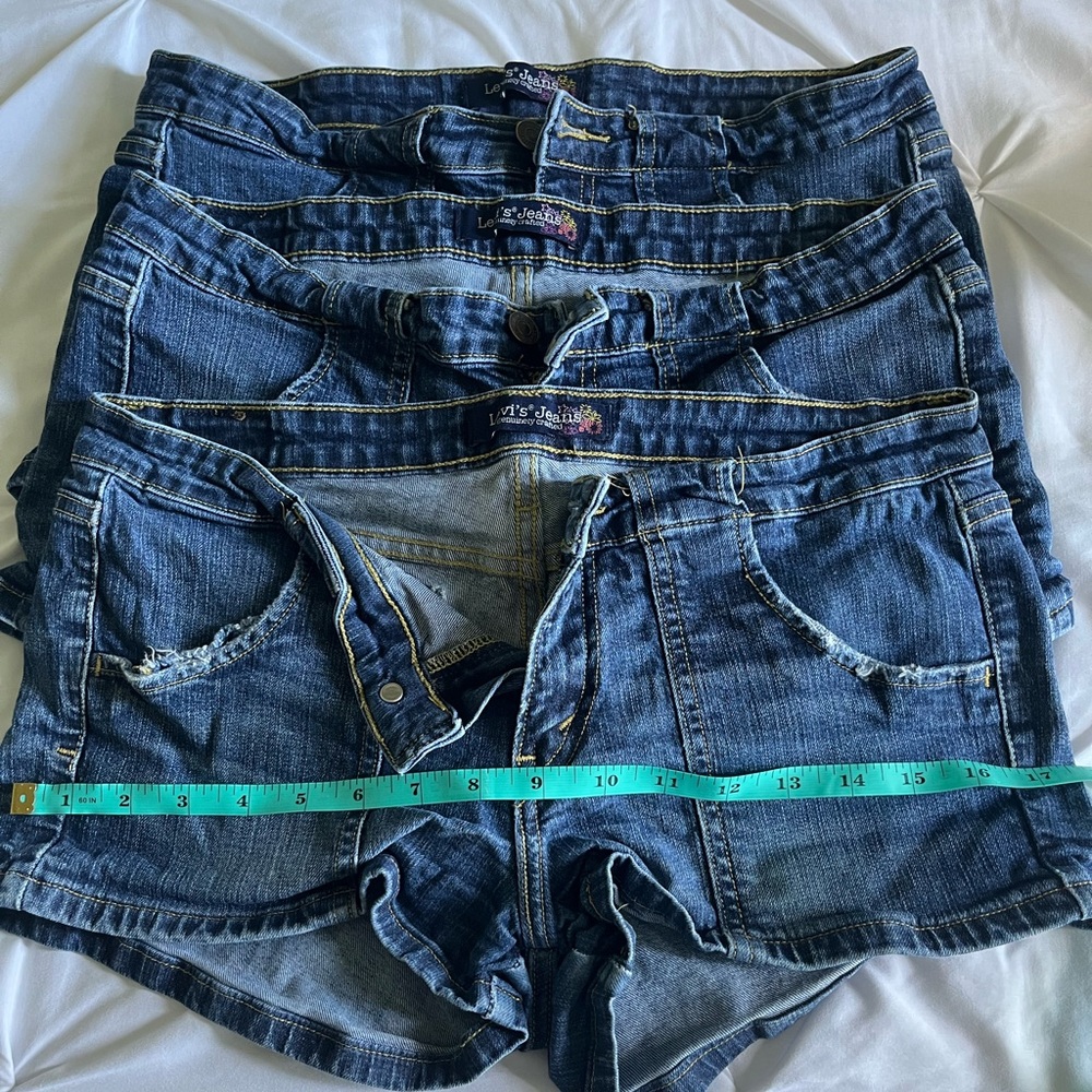 Lot of 3 Levi’s Jeans Jean Shorts